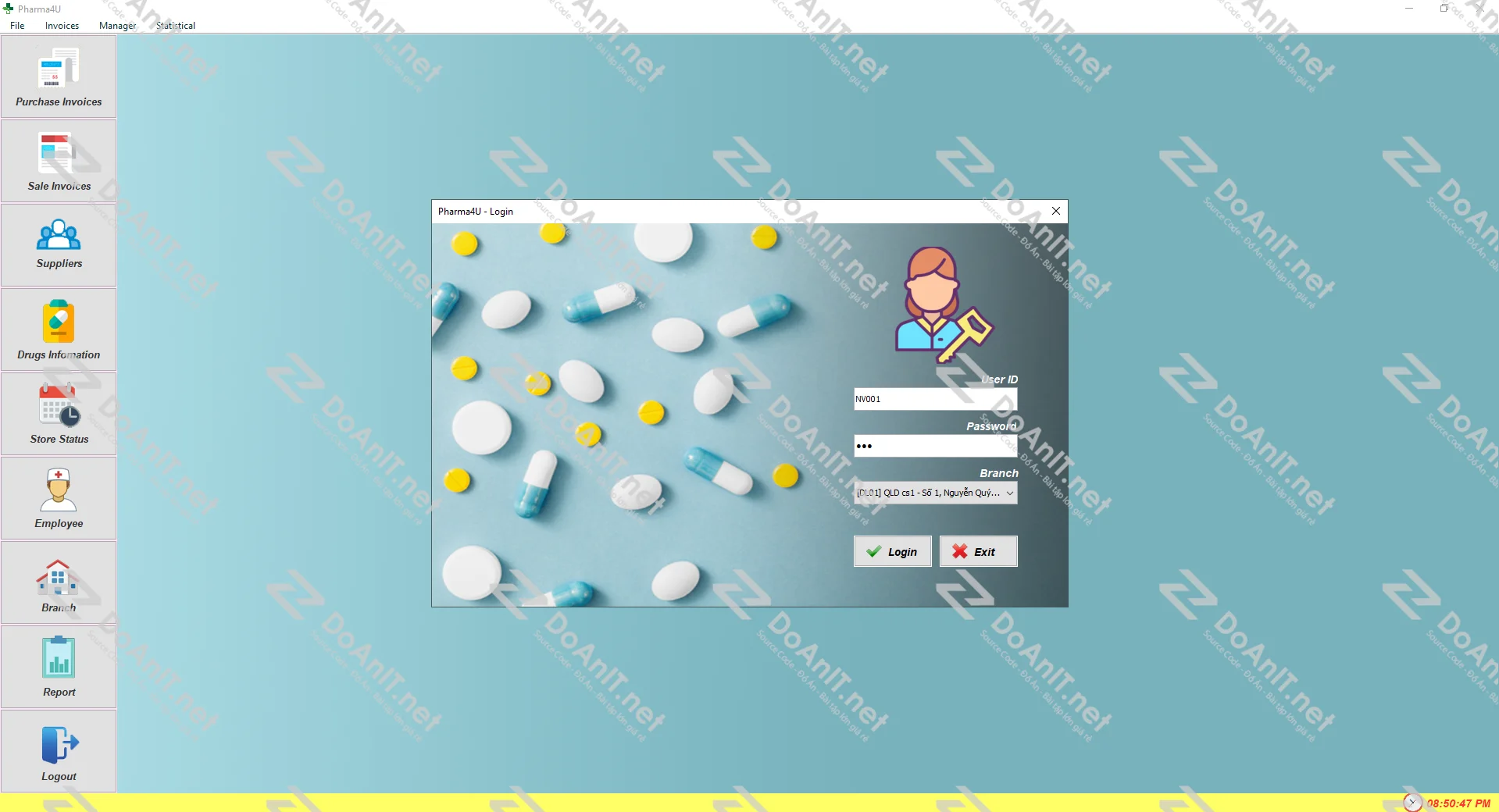 Đồ án Java Swing: Phần Mềm Quản Lý Nhà Thuốc