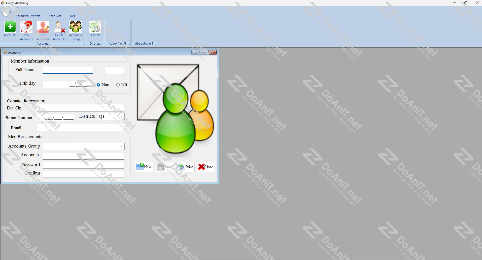 Đồ Án C# Winform: Phần Mềm Quản Lý Bán Hàng