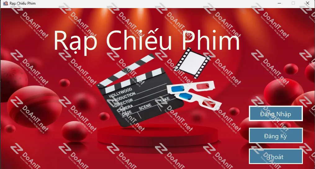Đồ Án C# Winform: Phần Mềm Quản Lý Rạp Phim