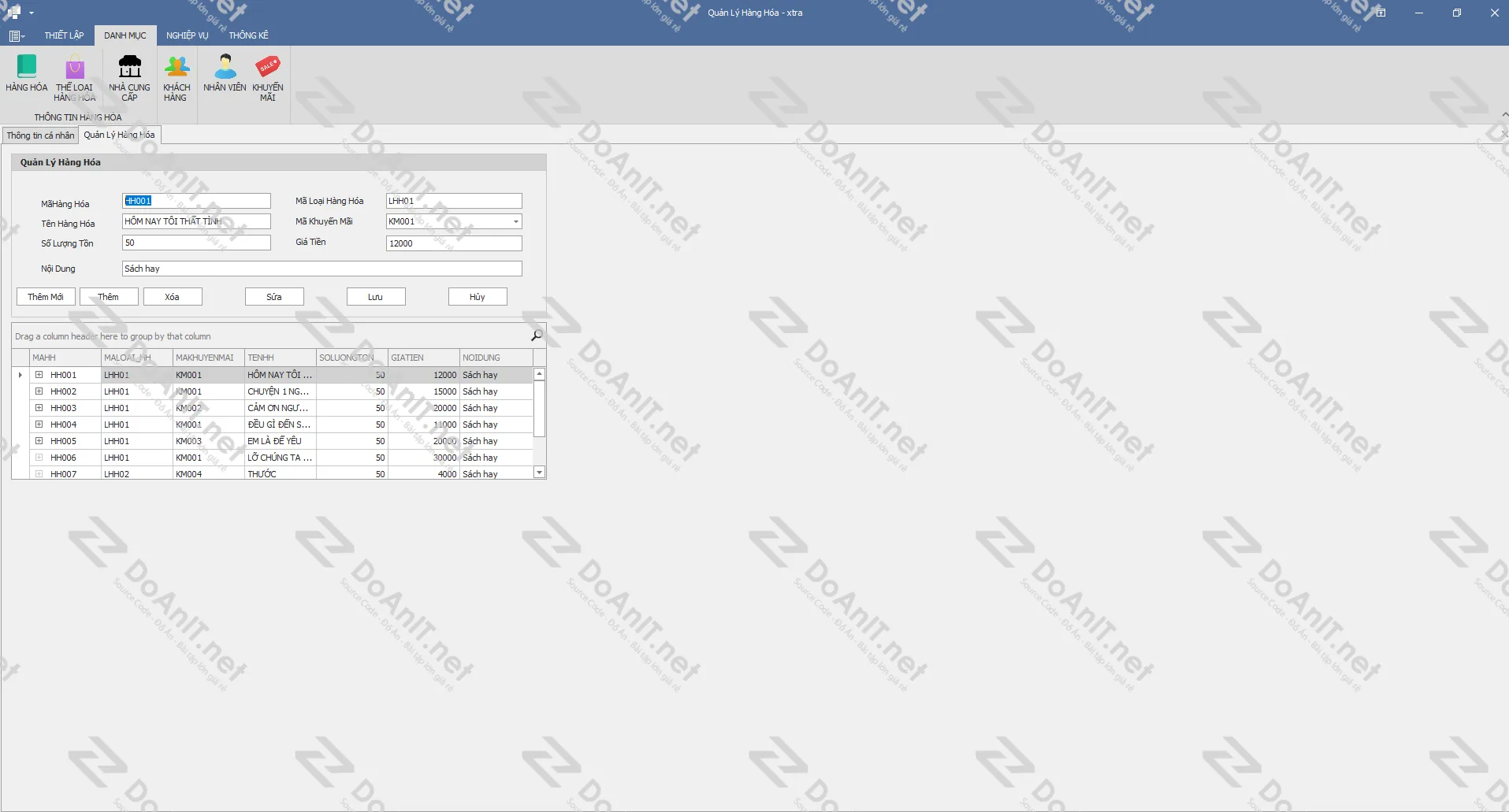 Đồ Án C# Winform: Phần Mềm Quản Lý Nhà Sách